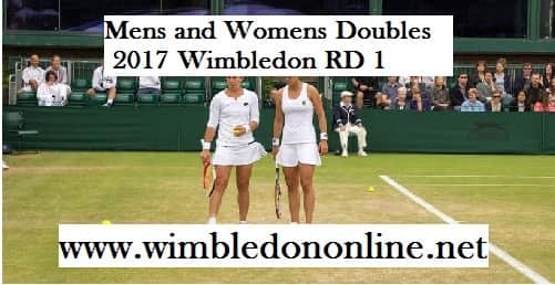 Mens and Womens Doubles 2017 Wimbledon RD 1 live