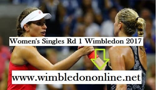 Womens Singles Rd 1 Wimbledon 2017 live